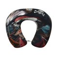 thumbnail image 1 of Disketp Pirate Bulldog On Deck Travel Pillow Memory Foam Neck Pillow Support Pillow for Camping, Sleeping Rest Cushion Airplane Pillow, 1 of 8