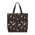 thumbnail image 1 of Disketp Pirate Skulls Canvas Tote Bag,Women Shoulder Bag Crossbody Handbag with Zipper Closure, 1 of 8