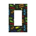 thumbnail image 1 of Disketp Pixel Game Decorative Light Switch or Outlet Wall Plate with Safety Cover-Style U, 1 of 6