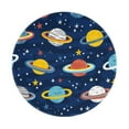 thumbnail image 1 of Disketp Planets and Stars Small Mouse Pad 7.9x7.9 Inches,Washable Round Mousepad for Office Laptop Computer,Non-Slip Rubber Base Mouse Pads for Wireless Mouse, 1 of 8