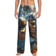 thumbnail image 1 of Disketp Playful Dolphins Underwater Men's Pajama Pants - Ultra Soft Fleece Sleep and Lounge Pants (Size: S-XXL)-XX-Large, 1 of 6