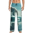 thumbnail image 1 of Disketp Polar Bear On Iceberg Men's Pajama Pants - Ultra Soft Fleece Sleep and Lounge Pants (Size: S-XXL)-Medium, 1 of 6