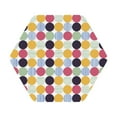 thumbnail image 1 of Disketp Polka Dot Funny Coasters,6 Pcs Leather Coasters With Holder, Perfect Housewarming Hostess Gifts,Protect Furniture From Water Marks Scratch And Damage, 1 of 9