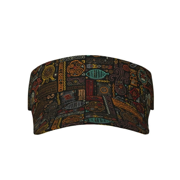 Disketp Polynesian Turtles Sun Visors for Women Men Unisex Tennis Golf Visor Hat Adjustable Summer Hats Sport Outdoor Visor Hat UV Protection Cap