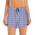 thumbnail image 1 of Disketp Porcelain Chinaware Print Women's Shorts Workout Shorts for Athletic Gym Running Shorts with Phone Pockets Small, 1 of 8