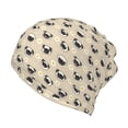 thumbnail image 1 of Disketp Pug Dog Face Slouchy Beanie Hip-Hop Soft Lightweight Running Beanie Adult Hats Chemo Cap for Men Women, 1 of 8