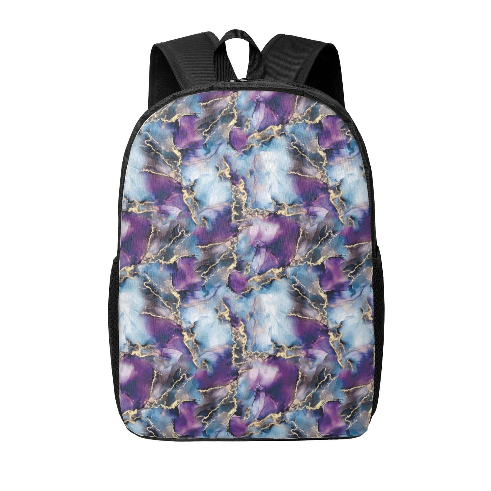 Floral Cherry Blossom Small Backpack For Women – Waterproof Travel Daypack, 11.4x4.9x15.1 Inches, Adjustable Straps