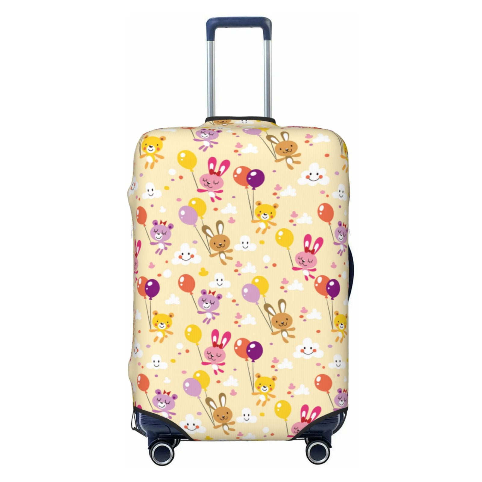 Disketp Rabbit And Balloon Elastic Travel Luggage Cover Travel Suitcase ...