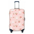 thumbnail image 1 of Disketp Rabbit And Cherry Elastic Travel Luggage Cover Travel Suitcase Protective Cover For Trunk Case Apply To 18''-32'' Suitcase Cover-X-Large, 1 of 7