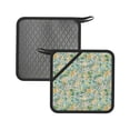 thumbnail image 1 of Disketp Rabbit And Chick Pot Holders Kitchen Insulation Mats Heat Resistant Pot-Holder Oven Anti-Scald Pads for Cooking Baking, 7.1*7.1inch, 1 of 8