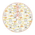 thumbnail image 1 of Disketp Rabbit And Milk Tea Christmas Tree Skirt, Christmas Tree Decorations, Christmas Decor, Tree Mat Decoration(30-48IN)-36", 1 of 6