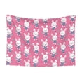 thumbnail image 1 of Disketp Rabbit Holding Flowers Dog Blanket/Bed Cover for Dogs and Cats,Puppy Essentials-Large, 1 of 8