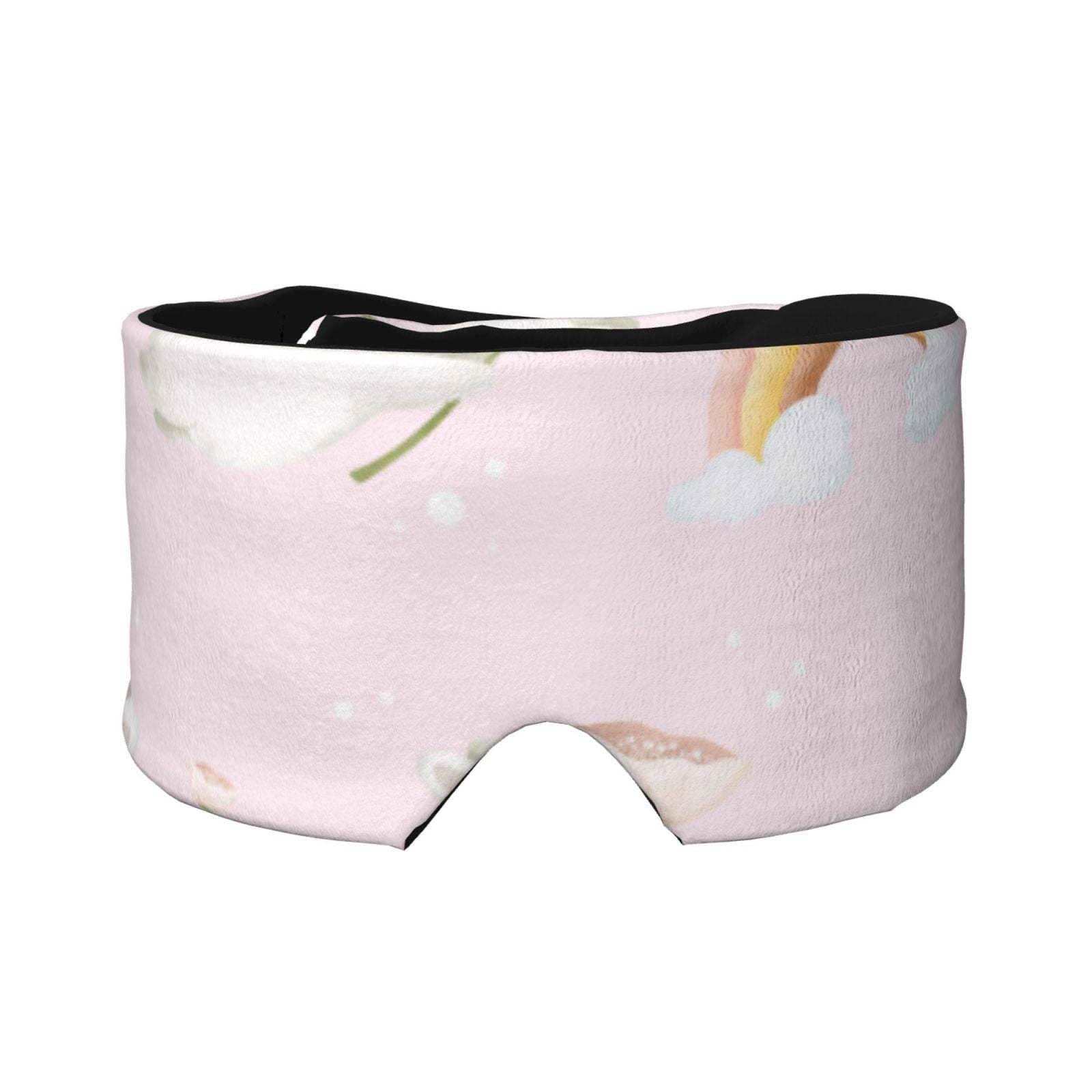 Disketp Rainboe And Rabbit Sleep Mask Eye Mask for Sleeping, Full Eye