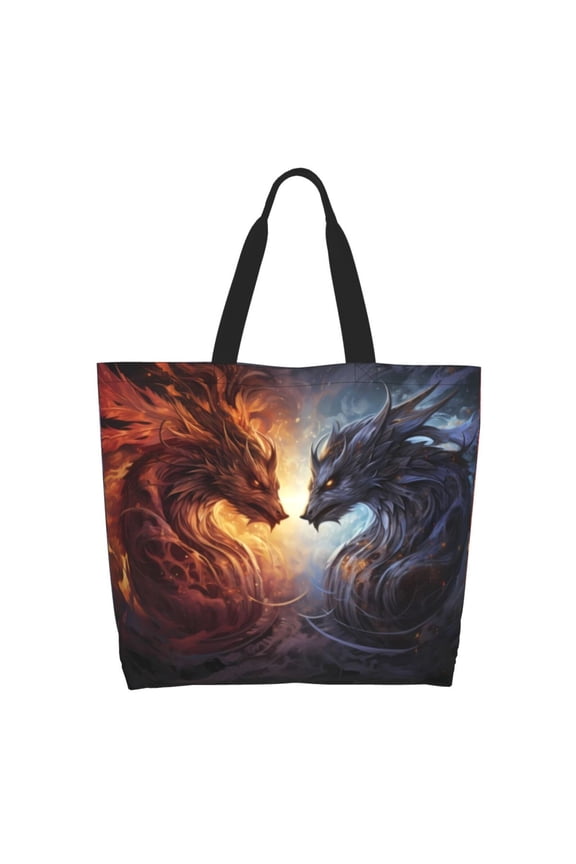 Red And White Beast Tote Bag for Women, Handbag Shoulder Tote Bag, for Shopping and Travel