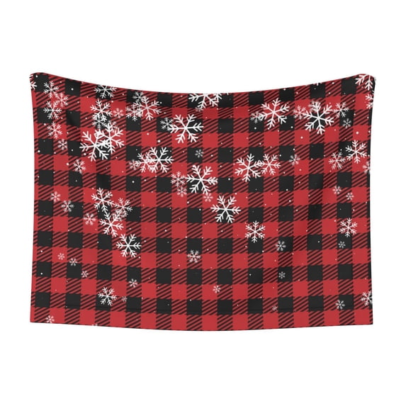Disketp Red Buffalo Plaid Dog Blanket/Bed Cover for Dogs and Cats,Puppy Essentials-Large