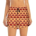 thumbnail image 1 of Disketp Red Cars Print Women's Shorts Workout Shorts for Athletic Gym Running Shorts with Phone Pockets Medium, 1 of 8
