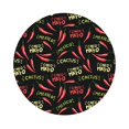 thumbnail image 1 of Disketp Red Chili Funny Coasters,6 Pcs Leather Coasters with Holder, Perfect Housewarming Hostess Gifts,Protect Furniture from Water Marks Scratch and Damage,Round Shape, 1 of 7