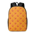 thumbnail image 1 of Disketp Red Crab School Backpack, Lightweight Basic Middle School Bookbags 17 Inch Casual Daypack for Student College, Travel or Outdoor, 1 of 6