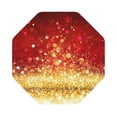 thumbnail image 1 of Disketp Red Gold Glitter Funny Coasters,4 Pcs Leather Coasters With Holder, Perfect Housewarming Hostess Gifts,Protect Furniture From Water Marks Scratch, 1 of 9