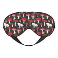 thumbnail image 1 of Disketp Red Mushrooms Print Sleep Mask-Eye Mask for Sleeping,Comfortable & Super Soft Eye Mask with Adjustable Strap,Travel Eye Mask, 1 of 7