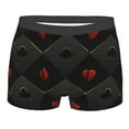 thumbnail image 1 of Disketp Red Poker Men'S Boxer Briefs,Soft And Breathable Cotton Underwear With Comfortflex Waistband, 1 of 9