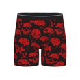thumbnail image 1 of Disketp Red Skulls Men's Boxer Briefs Men’s Underwear Boxer Briefs for Men, 1 of 7