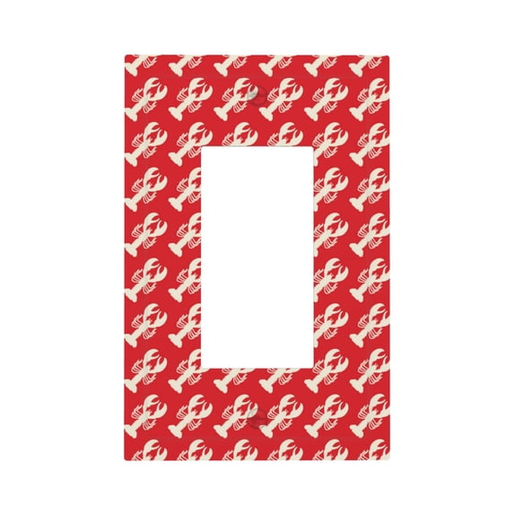 Disketp Retro Lobsters Decorator Light Switch or Receptacle Outlet Wall Plate Decorator Wall Plate Child Safe Outlet Cover-Style U