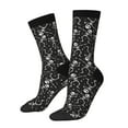 thumbnail image 1 of Disketp Retro Skeleton Dancing On Halloween Party Unisex Crew Socks Lightweight Breathable Ventilation Ankle Socks, Mid-calf socks for Daily, 1 of 6