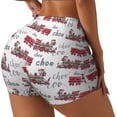 thumbnail image 1 of Disketp Retro Train for Scrunch Butt Workout Shorts Women Seamless Soft Smooth Gym Yoga Scrunch Active Shorts-X-Large, 1 of 8