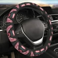 thumbnail image 1 of Disketp Ribbon With Angel Wings Elastic Microfiber Steering Wheel Cover for Truck,SUV,Cars,Universal 15 inch,Anti-Slip, 1 of 6