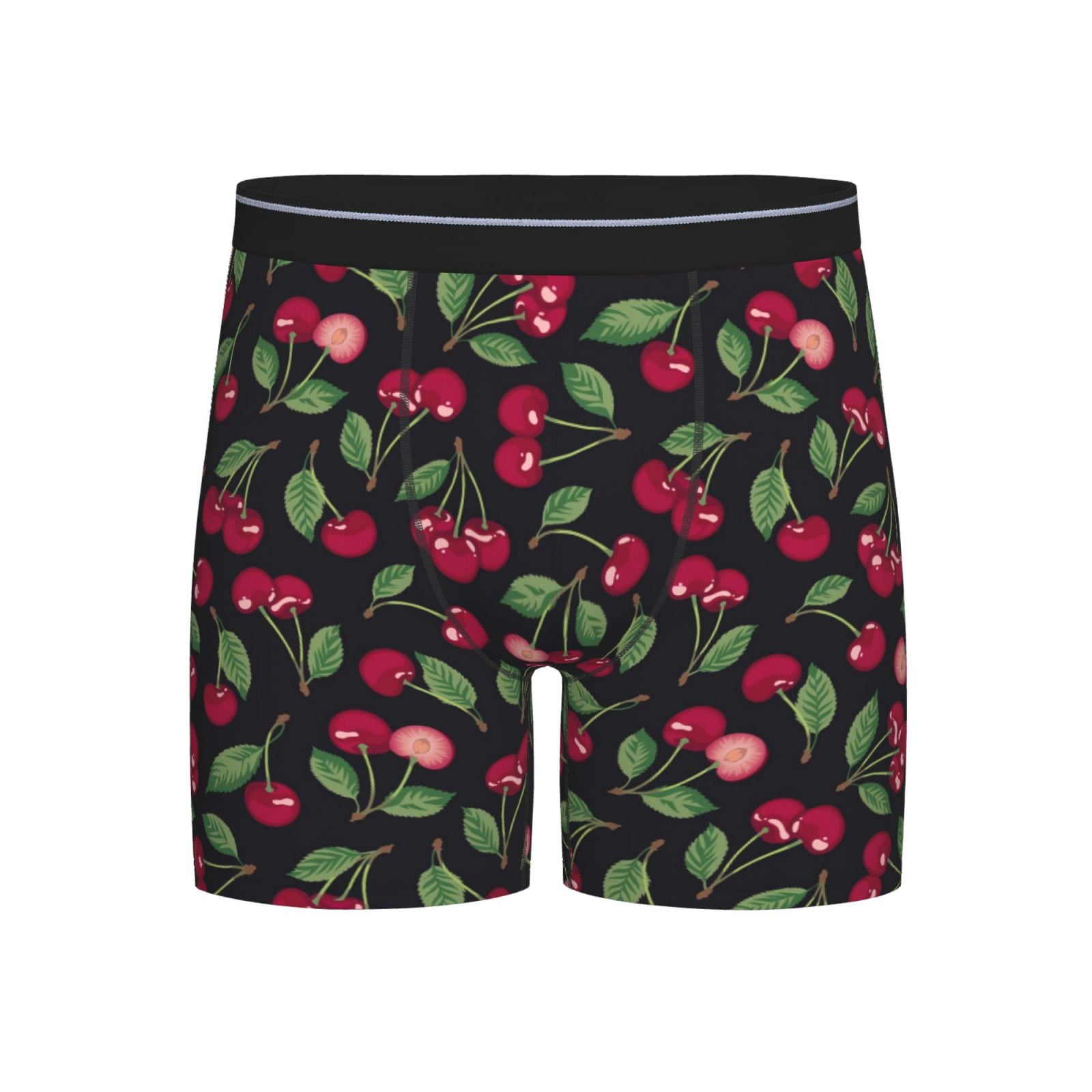 Disketp Ripe Red Cherry Men's Boxer Briefs Men’s Underwear Boxer Briefs ...