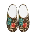 thumbnail image 1 of Disketp Robot and Monsters Women's Men's Slippers Plush Slip-On House Slipper for Winter Indoor Soft Cushion Non-slip Fluffy Slides Slippers-46/47, 1 of 7
