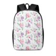 thumbnail image 1 of Disketp Rose Flower B School Backpack, Lightweight Basic Middle School Bookbags 17 Inch Casual Daypack for Student College, Travel or Outdoor, 1 of 6