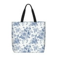 thumbnail image 1 of Disketp Rose Flowers Canvas Tote Bag,Women Shoulder Bag Crossbody Handbag with Zipper Closure, 1 of 6