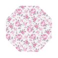 thumbnail image 1 of Disketp Rose Flowers Funny Coasters,6 Pcs Leather Coasters with Holder, Perfect Housewarming Hostess Gifts,Protect Furniture from Water Marks Scratch and Damage, 1 of 1