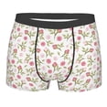 thumbnail image 1 of Disketp Rose Flowers Men's Boxer Briefs,Soft and Breathable Cotton Underwear with ComfortFlex Waistband, 1 of 7