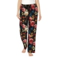 thumbnail image 1 of Disketp Rose Flowers for Women's Pajama Pants - Ultra Soft Fleece Sleep and Lounge Pants (Size: S-3XL)-X-Large, 1 of 6