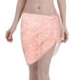 thumbnail image 1 of Disketp Rose Gold Glitter Women Swimsuit Cover Up Short Chiffon Summer Beach Sarong Bikini Wrap Skirt Bathing Suit, 1 of 7