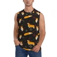 thumbnail image 1 of Disketp Royal Corgi1 Sleeveless Tshirts For Men, Muscle Shirts For Men Dry Fit Tank Top-Xx-Large, 1 of 8