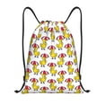 thumbnail image 1 of Disketp Rubber Duck Chicken Bird Drawstring Backpack Drawstring Gym Bags Draw String Bags for Sports, Gym, Travel, Swimming, Beach-Medium, 1 of 6