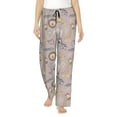 thumbnail image 1 of Disketp Safari Animals Women's Comfy Pajama Pants Casual Drawstring Palazzo Lounge Wide Leg Pants-Medium, 1 of 6