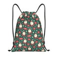 thumbnail image 1 of Disketp Santa Claus Drawstring Backpack Drawstring Gym Bags Draw String Bags for Sports, Gym, Travel, Swimming, Beach-Small, 1 of 6