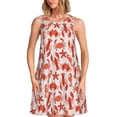 thumbnail image 1 of Disketp Sea Creatures for Women's Sleeveless Dress Womens Summer Dresses Beach Casual Loose Dress, 1 of 7