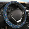 thumbnail image 1 of Disketp Sea Fish Elastic Microfiber Steering Wheel Cover for Truck,SUV,Cars,Universal 15 inch,Anti-Slip, 1 of 1