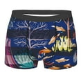 thumbnail image 1 of Disketp Sea Inhabitans And Herb Men'S Boxer Briefs,Soft And Breathable Cotton Underwear With Comfortflex Waistband, 1 of 8