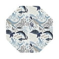 thumbnail image 1 of Disketp Sea Life Elements Funny Coasters,6 Pcs Leather Coasters with Holder, Perfect Housewarming Hostess Gifts,Protect Furniture from Water Marks Scratch and Damage, 1 of 5