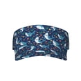 thumbnail image 1 of Disketp Sea Sharks Sun Visors for Women Men Unisex Tennis Golf Visor Hat Adjustable Summer Hats Sport Outdoor Visor Hat UV Protection Cap, 1 of 6