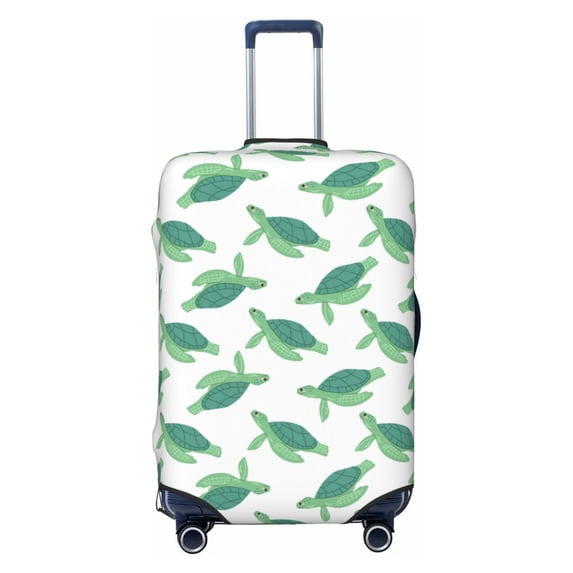 Disketp Sea Turtle Elastic Travel Luggage Cover Travel Suitcase Protective Cover For Trunk Case Apply To 18''-32'' Suitcase Cover-Medium