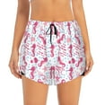 thumbnail image 1 of Disketp Seahorse and Starfish Print Women's Shorts Workout Shorts for Athletic Gym Running Shorts with Phone Pockets XX-Large, 1 of 8