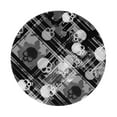 thumbnail image 1 of Disketp Seamless Pattern With Skulls Small Mouse Pad 7.9x7.9 Inches,Washable Round Mousepad For Office Laptop Computer,Non-Slip Rubber Base Mouse Pads For Wireless Mouse, 1 of 9